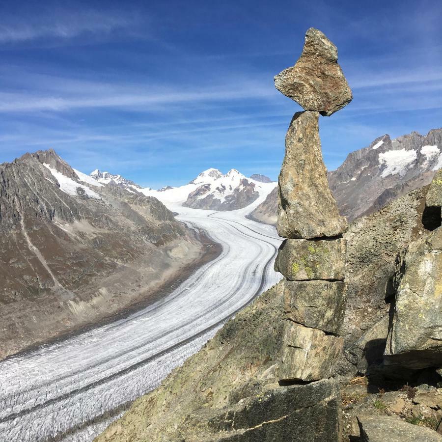 Mischabelblick Appartement Fiesch Buitenkant foto