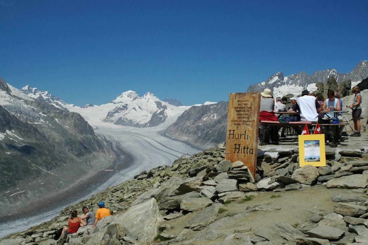 Mischabelblick Appartement Fiesch Buitenkant foto