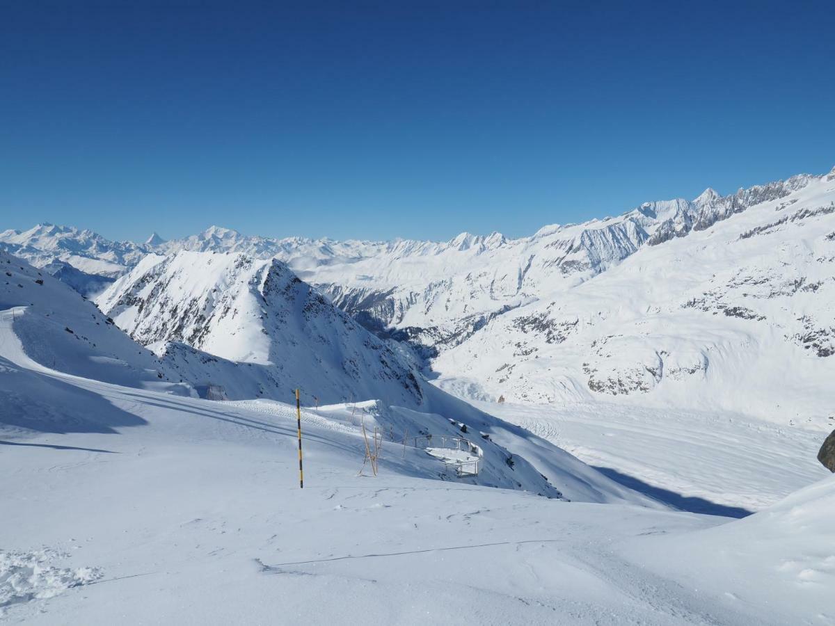 Mischabelblick Appartement Fiesch Buitenkant foto